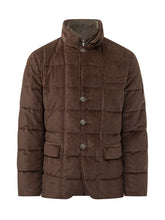 FAY - Quilted Jacket with High Collar - Brown - LIDIASHOPPING® - Official Website