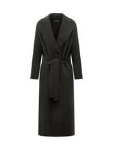 MAX MARA S - Cappotto Poldo con Cintura - Nero - LIDIASHOPPING® - Official Website