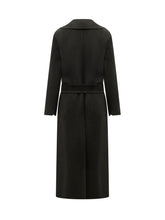 MAX MARA S - Cappotto Poldo con Cintura - Nero - LIDIASHOPPING® - Official Website