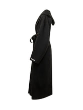SPORTMAX - Cappotto Lungo con Cintura - Nero - LIDIASHOPPING® - Official Website