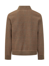CIRCOLO - Bomber a Quadri con Chiusura a Bottoni - Marrone - LIDIASHOPPING® - Official Website