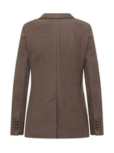CIRCOLO - Blazer Doppiopetto con Revers a Lancia - Marrone - LIDIASHOPPING® - Official Website