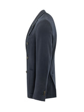 LARDINI - Double Breasted Blazer - Blue - LIDIASHOPPING® - Official Website