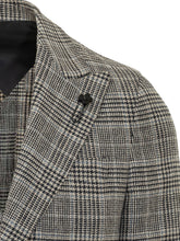 LARDINI - Blazer con Motivo a Quadri - Nero - LIDIASHOPPING® - Official Website
