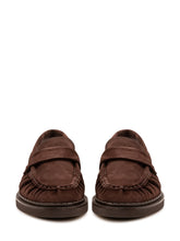 STURLINI - Loafer with Gathered Apron - Brown - LIDIASHOPPING® - Official Website