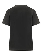 MSGM - T-shirt con Stampa Lettering Frontale - Nero - LIDIASHOPPING® - Official Website