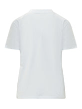 MSGM - T-shirt con Ricamo di Gatto - Bianco - LIDIASHOPPING® - Official Website