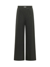 MSGM - Pantaloni a Gamba Ampia con Pinces -  - LIDIASHOPPING® - Official Website