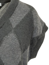 PESERICO - Crewneck sweater featuring long sleeves, slightly dropped shoulders and an openwork knit with small shimmering details. Finished with ribbed cuffs and hem. - Grey - LIDIASHOPPING® - Official Website