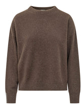 PESERICO - Maglia Girocollo con Zip al Polso - Marrone - LIDIASHOPPING® - Official Website