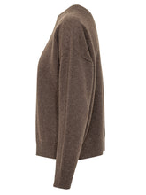 PESERICO - Maglia Girocollo con Zip al Polso - Marrone - LIDIASHOPPING® - Official Website