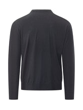 PAOLO PECORA - Maglia Girocollo con Profilo a Contrasto - Nero - LIDIASHOPPING® - Official Website