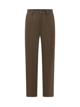 PAOLO PECORA - Pantaloni con Pince e Fondo Risvoltato - Marrone - LIDIASHOPPING® - Official Website