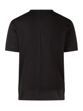PAOLO PECORA - T-Shirt Girocollo a Tinta Unita - Nero - LIDIASHOPPING® - Official Website