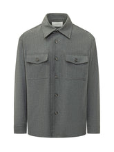 PAOLO PECORA - Overshirt with Chest Pockets - Grey - LIDIASHOPPING® - Official Website