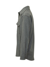 PAOLO PECORA - Overshirt with Chest Pockets - Grey - LIDIASHOPPING® - Official Website