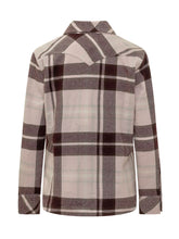 KUJTEN - Camicia in Cashmere Lumber a Quadri con Tasche - Rosa - LIDIASHOPPING® - Official Website