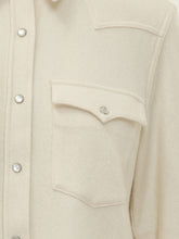 KUJTEN - Lumber Plain Cashmere Shirt with Patch Pockets - White - LIDIASHOPPING® - Official Website