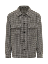 GABRIELE PASINI - Houndstooth Jacket - Black - LIDIASHOPPING® - Official Website