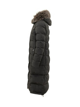 MOORER - Piumino Zagara Lungo con Cappuccio - Nero - LIDIASHOPPING® - Official Website