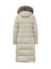 MOORER - Piumino Zagara Lungo con Cappuccio - Beige - LIDIASHOPPING® - Official Website