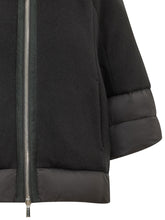 MOORER - Giacca Medea con Cappuccio - Nero - LIDIASHOPPING® - Official Website