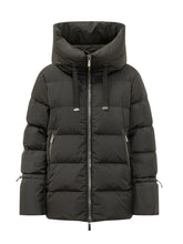 MOORER - Piumino Gadia con Cappuccio Alto - Nero - LIDIASHOPPING® - Official Website