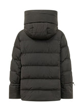 MOORER - Piumino Gadia con Cappuccio Alto - Nero - LIDIASHOPPING® - Official Website