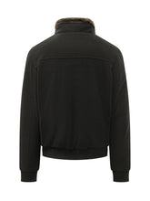 MOORER - Bellati Jacket with Long Pile Collar - Black - LIDIASHOPPING® - Official Website