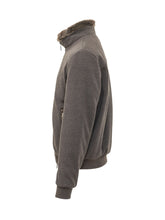 MOORER - Bellati Jacket with Long Pile Collar - Brown - LIDIASHOPPING® - Official Website