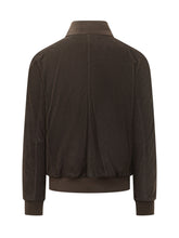 MOORER - Giacca Adelsio con Collo Alto - Marrone - LIDIASHOPPING® - Official Website