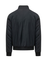 MOORER - Janos Jacket with High Collar - Blue - LIDIASHOPPING® - Official Website