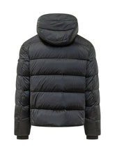 MOORER - Brett Quilted Puffer with Hood - Blue - LIDIASHOPPING® - Official Website