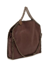 STELLA MCCARTNEY - Borsa Falabella con Tre Catene - Marrone - LIDIASHOPPING® - Official Website