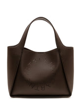 STELLA MCCARTNEY - Tote con Doppi Manici e Motivo Traforato - Marrone - LIDIASHOPPING® - Official Website