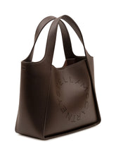 STELLA MCCARTNEY - Tote con Doppi Manici e Motivo Traforato - Marrone - LIDIASHOPPING® - Official Website