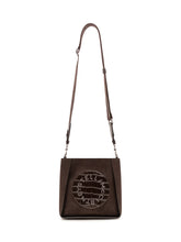 STELLA MCCARTNEY - Borsa a Tracolla con Logo Traforato - Marrone - LIDIASHOPPING® - Official Website