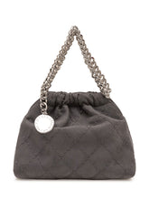 STELLA MCCARTNEY - Borsa Falabella Mini con Coulisse - Grigio - LIDIASHOPPING® - Official Website