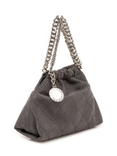 STELLA MCCARTNEY - Borsa Falabella Mini con Coulisse - Grigio - LIDIASHOPPING® - Official Website
