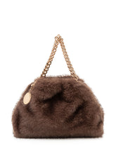 STELLA MCCARTNEY - Borsa Falabella Mini Draw - Marrone - LIDIASHOPPING® - Official Website