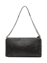 STELLA MCCARTNEY - Borsa Falabella con Patta e Catena - Nero - LIDIASHOPPING® - Official Website