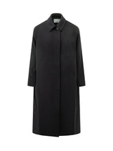 STUDIO NICHOLSON - Rounded Overcoat - Black - LIDIASHOPPING® - Official Website