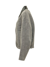 STUDIO NICHOLSON - Jacket with Contrast Collar - Black - LIDIASHOPPING® - Official Website