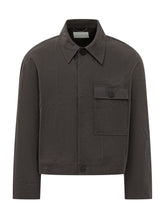 STUDIO NICHOLSON - Giacca Corta con Tasca Applicata - Grigio - LIDIASHOPPING® - Official Website