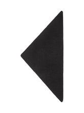 STUDIO NICHOLSON - Sciarpa Triangolare a Coste - Nero - LIDIASHOPPING® - Official Website