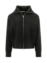 STUDIO NICHOLSON - Cardigan a Coste con Zip - Nero - LIDIASHOPPING® - Official Website