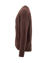 STUDIO NICHOLSON - Cardigan con Tasche Applicate - Rosso - LIDIASHOPPING® - Official Website