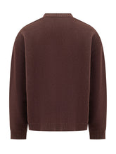 STUDIO NICHOLSON - Crewneck Jumper with Ribbed Trims - Purple - LIDIASHOPPING® - Official Website