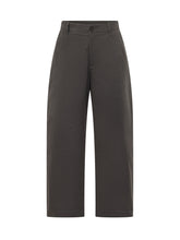STUDIO NICHOLSON - Pantaloni Curved Leg a Gamba Ampia - Blu - LIDIASHOPPING® - Official Website