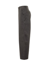 STUDIO NICHOLSON - Pantaloni Curved Leg a Gamba Ampia - Blu - LIDIASHOPPING® - Official Website